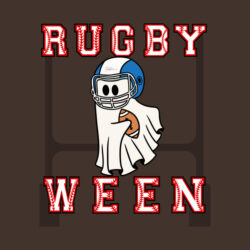 Rugby Ghost Halloween T Shirt 2 1