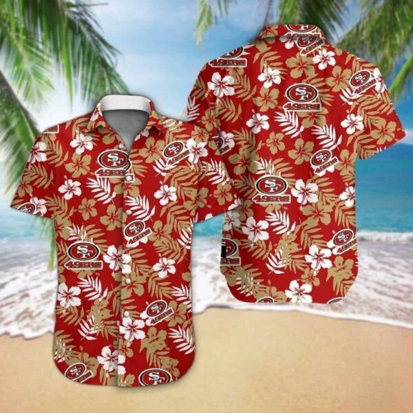 San Francisco 49ers NFL Hawaiian Shirt Gift For Football Fans NFL Hawaiian Shirt