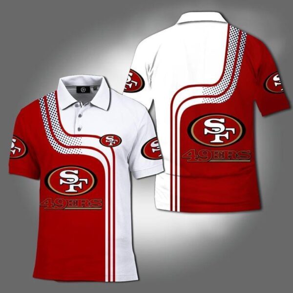 San Francisco 49ers Nfl 3d Printed Polo