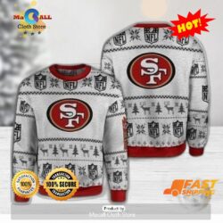 San Francisco 49ers Nfl Ugly Christmas Sweater white edition for fan