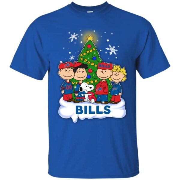 Snoopy The Peanuts Buffalo Bills Christmas T-Shirts gift for fan