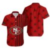 Stripes And Skull NFL San Francisco 49ers Hawaiian Shirt, NFL Hawaiian Shirt Stripes And Skull NFL San Francisco 49ers Hawaiian Shirt NFL Hawaiian Shirt