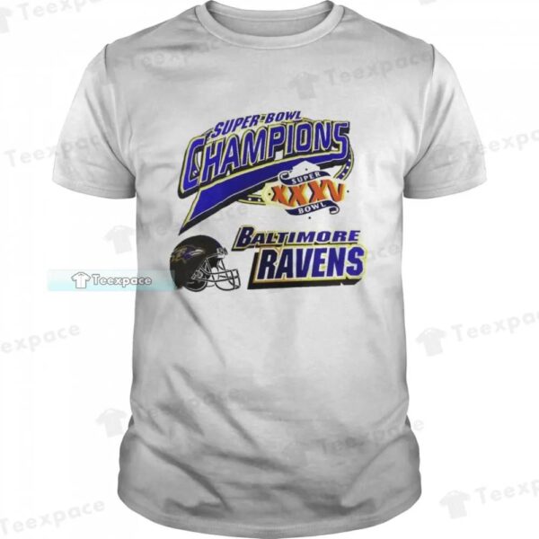 Super Bowl Champions Baltimore Ravens Shirt 1