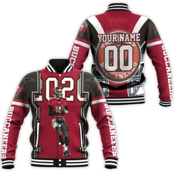 Tampa Bay Buccaneers 2021 Nfl Champions Personalized Baseball Jacket