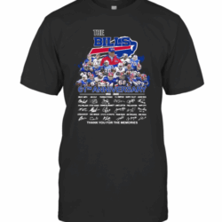 The Buffalo Bills nfl 61Th Anniversary Thank You For The Memories Signature Shirt
