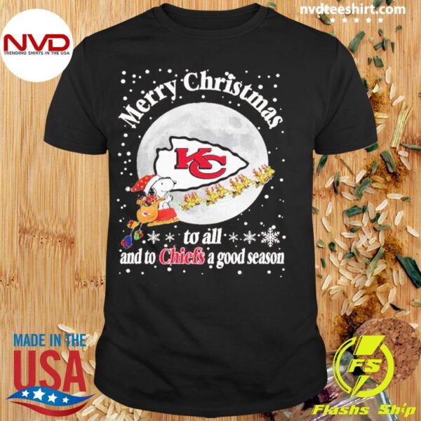 To All And To Chiefs A Good Season NFL Football Merry Christmas t Shirt