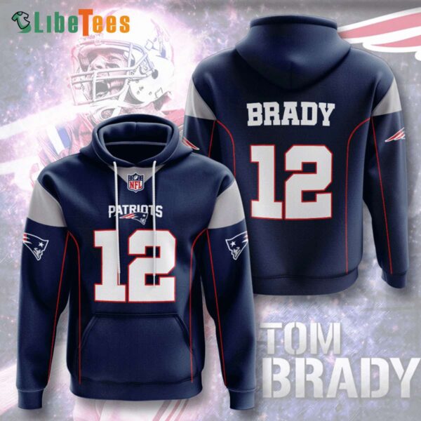 Tom Brady Hoodie 3D New England Patriots custom shirt