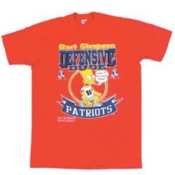 Vintage Bart Simpson new england Patriots T-Shirt