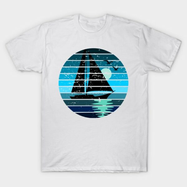 Vintage Night Sailing T Shirt 1