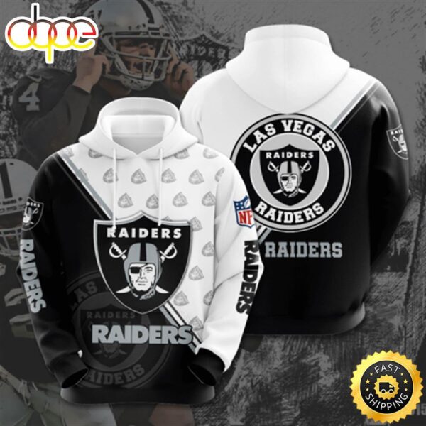 White Sports Team Nfl Oakland Raiders Hoodie Men Women