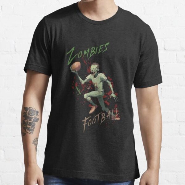 Zombie Football Halloween Shirt Essential T Shirt12 1