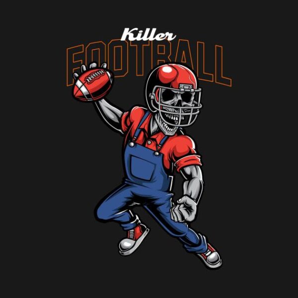 killler footbal T Shirt 2 1