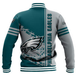 nfl Philadelphia Eagles Baseball Jacket Quarter Style nfl Philadelphia Eagles Baseball Jacket Quarter Style 1