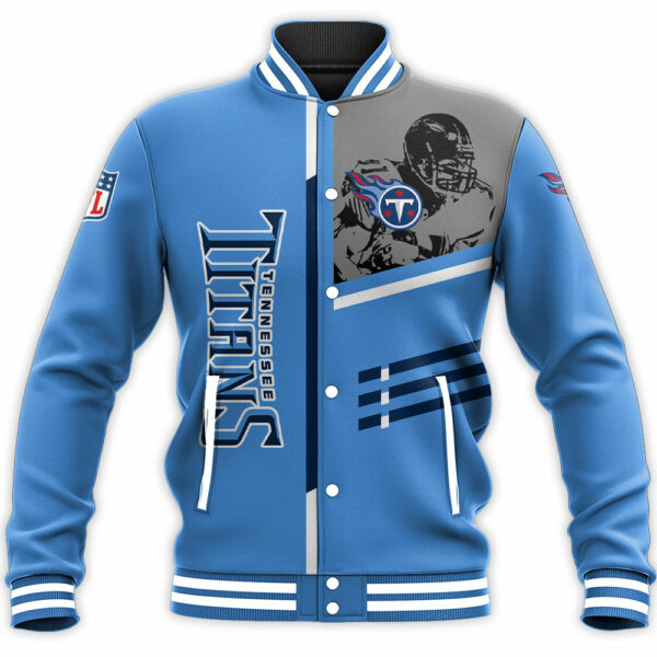 nfl Tennessee Titans Baseball Jacket Personalized Football For Fan