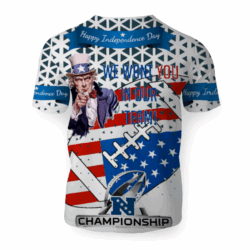 uncle sam happy independence day NFL football 3D t shirt gift 1