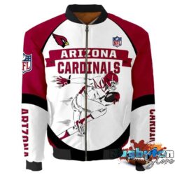 Arizona Cardinals NFL 3d Bomber Jacket Graphic Running - New arrivals