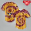 Arizona Cardinals NFL Grateful Dead 3D Personalized Premium Baseball Jersey