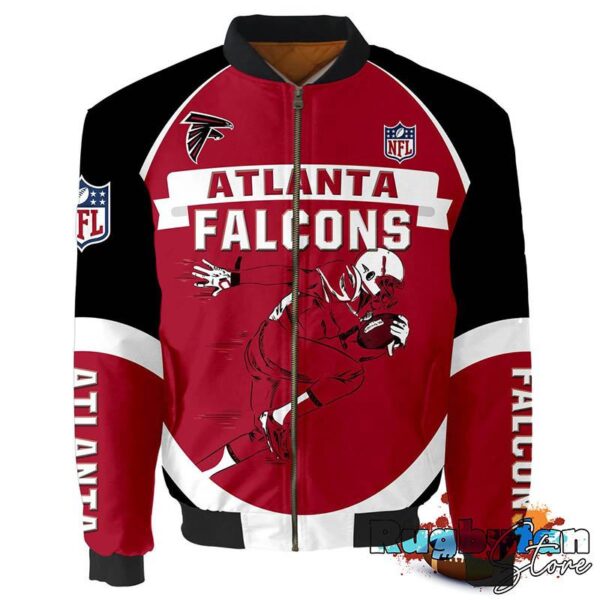 Atlanta Falcons NFL 3d Bomber Jacket Graphic Running - New arrivals