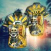 Baby Yoda Green Bay Packers NFL Hawaiian Shirt for fans Baby Yoda Green Bay Packers NFL Hawaiian Shirt for fans