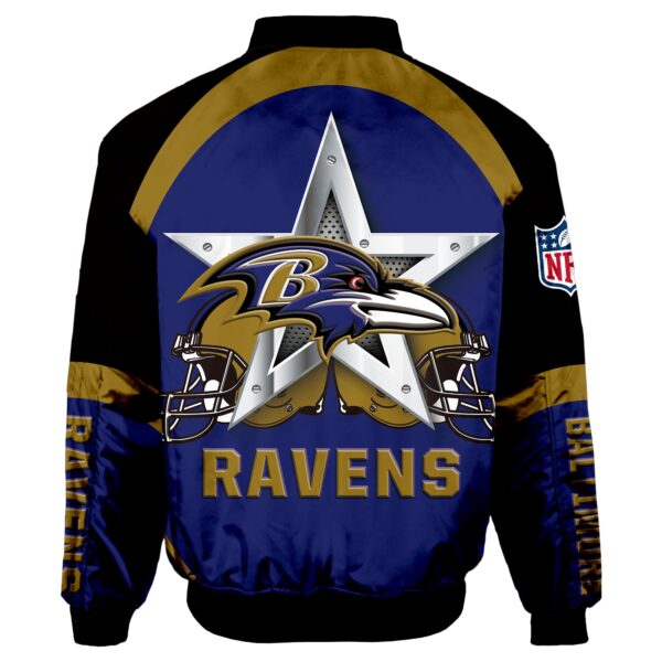 Baltimore Ravens NFL 3d Bomber Jacket Graphic Running - New arrivals