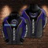 Baltimore Ravens Circle Logo Vertical Letter Hoodie 2