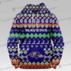 Baltimore Ravens Colorful Christmas Hoodie 2