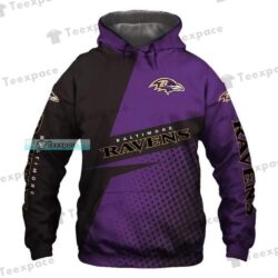 Baltimore Ravens Dot Sharp Pattern Hoodie_1