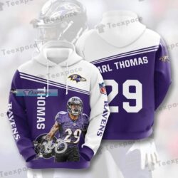 Baltimore Ravens Earl Thomas Signature Hoodie_2