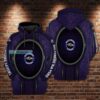Baltimore Ravens Ellipse Glitter Texture Hoodie 2