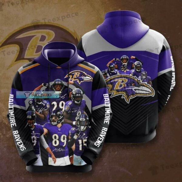 Baltimore Ravens Five Legends Hoodie 1