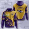 Baltimore Ravens Flame Rugby Ball Hoodie Baltimore Ravens Flame Rugby Ball Hoodie 1