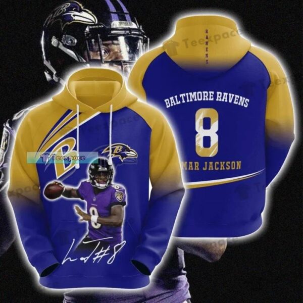 Baltimore Ravens Jackson Warrior Hoodie 2