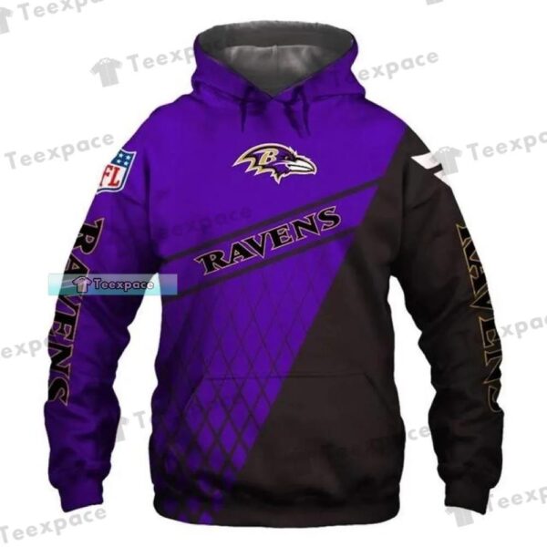 Baltimore Ravens Net Pattern Hoodie 2