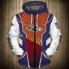 Baltimore Ravens Sunlight Stripes Hoodie 1