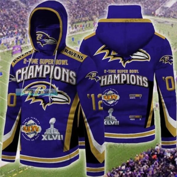 Baltimore Ravens Super Bowl Champion Hoodie 1