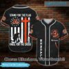 Bengals Baseball Jersey Stand For The USA Flag Custom Cincinnati Bengals Gift Bengals Baseball Jersey Stand For The USA Flag Custom Cincinnati Bengals Gift