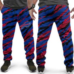 Buffalo Bills Mens Sweatpants Casual Drawstring Trousers Training Pants Fan Gift