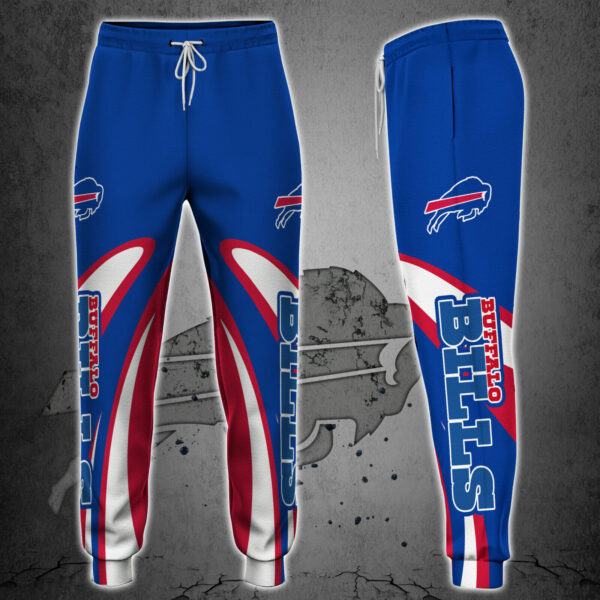 Buffalo Bills Mens Sweatpants Casual Drawstring Trousers Training Pants Fan Gift v3