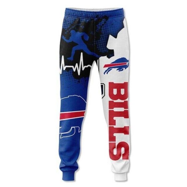 Buffalo Bills Mens Sweatpants Casual Drawstring Trousers Training Pants Fan Gift v8