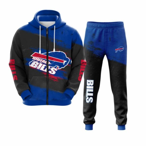 Buffalo Bills Tracksuit Outfits Men, Hoodies Pants Jogging Sweatshirts Sweatpants v3