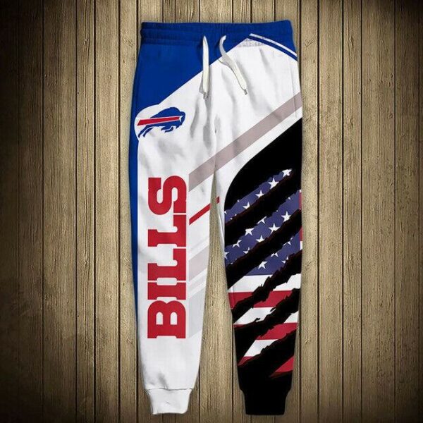 Buffalo Bills nfl 3D Sweatpants american football, US flag custom for fan