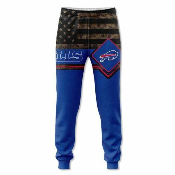 Buffalo Bills nfl 3D Sweatpants american football, US flag custom for fan v2