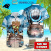 Carolina Panthers NFL Hawaiian Groot Design Button Shirt