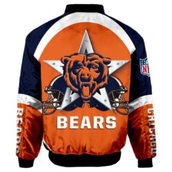 Chicago Bears NFL 3d Bomber Jacket Graphic Running - New arrivals