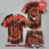 Cleveland Browns NFL Grateful Dead 3D Personalized Premium Baseball Jersey Cleveland Browns NFL Grateful Dead 3D Personalized Premium Baseball Jersey