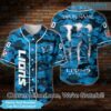 Custom Detroit Lions Baseball Jersey Camo Unique Detroit Lions Gifts Custom Detroit Lions Baseball Jersey Camo Unique Detroit Lions Gifts