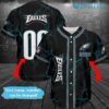 Custom Eagles Baseball Jersey Lightning Strike Philadelphia Eagles Gift