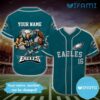 Custom Eagles Baseball Jersey Mascot Philadelphia Eagles Gift Custom Eagles Baseball Jersey Mascot Philadelphia Eagles Gift