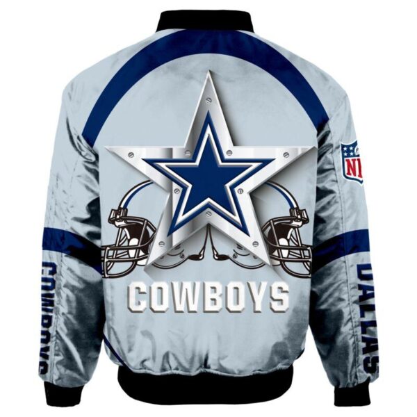 Dallas Cowboys NFL 3d Bomber Jacket Graphic Running - New arrivals