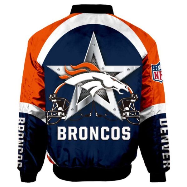 Denver Broncos Bomber Jacket Unisex e1699931542637